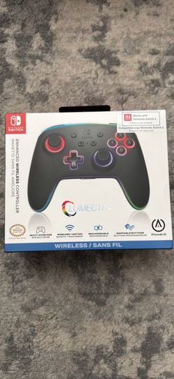 [NEW] PowerA Enhanced Lumectra Wireless Controller for Nintendo Switch: Bluetooth Compatible