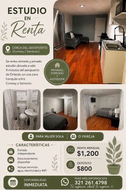 Estudio en renta