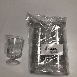 Wine Glasses - Plastic - 8 oz - 146 Total, All New