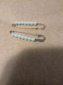 Bustle pins for wedding dress, etc