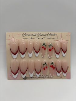 Valentines Nails Long Almond