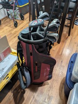 Golf clubs Ladies LEFT HANDED set & bag