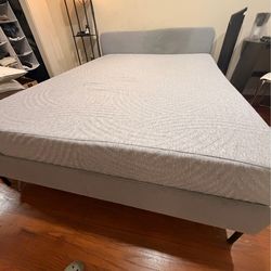 Queen Mattress with BedFrame
