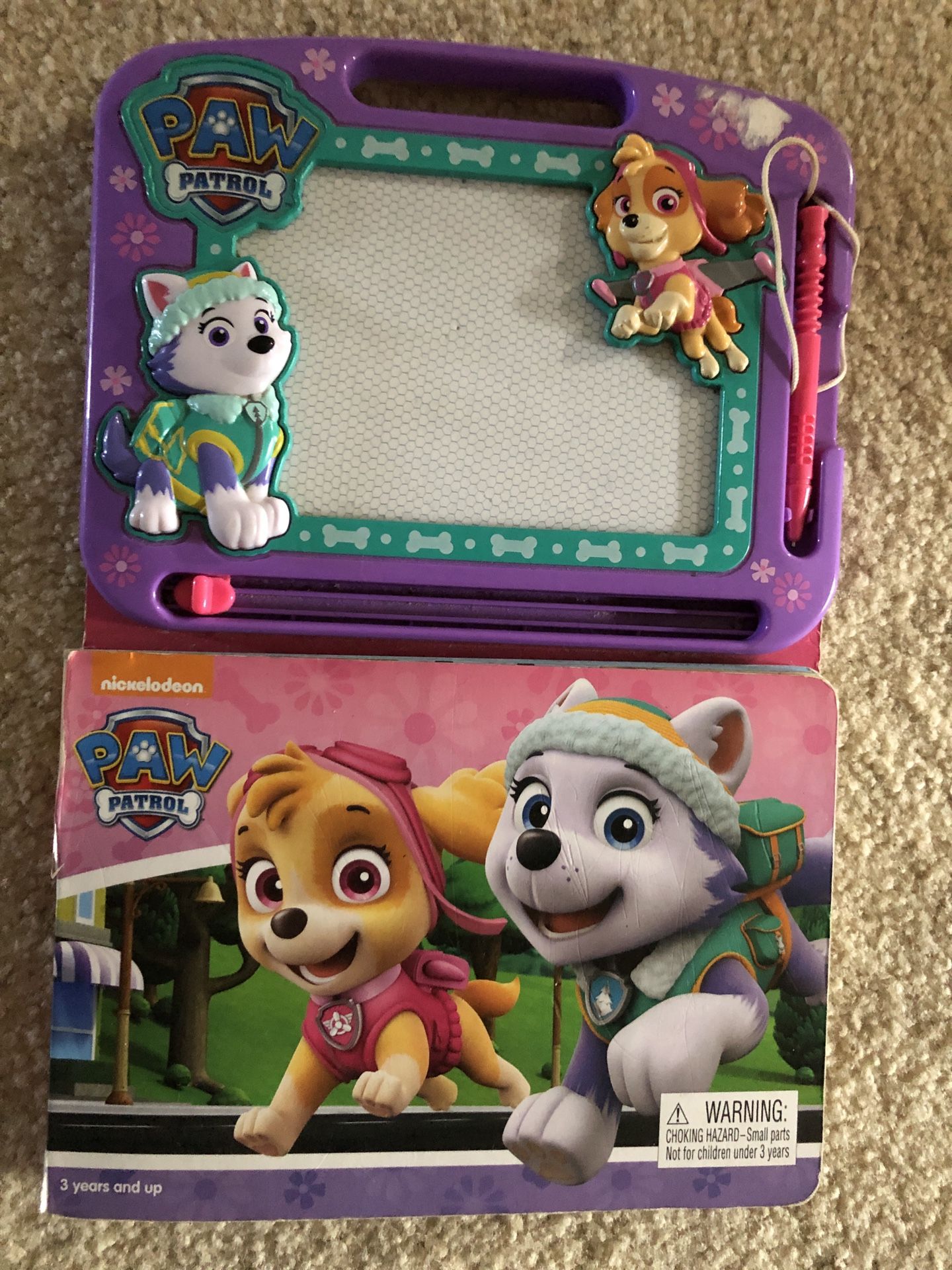 Phidal - Paw Patrol Learning Series - - learn to write with magnetic drawing pad, doodle pad for Kids and Children Learning Fun