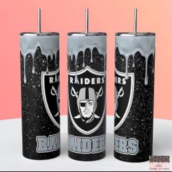 Las Vegas Raiders Football Tumbler