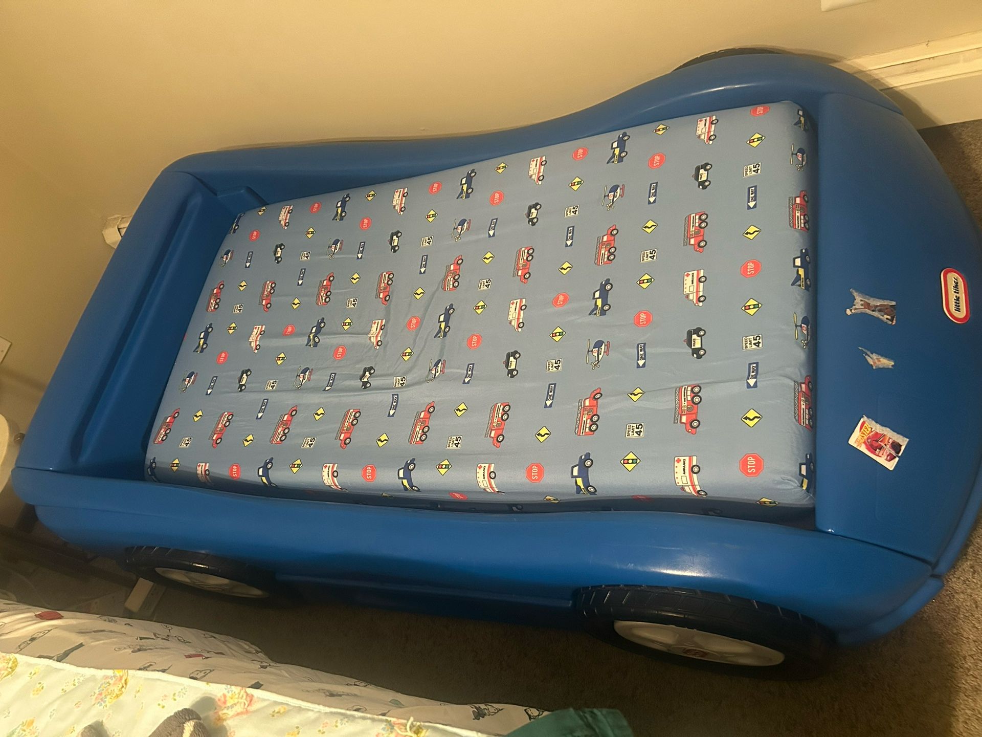 Blue Car Bed toddler