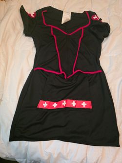 Nurse Costume Black