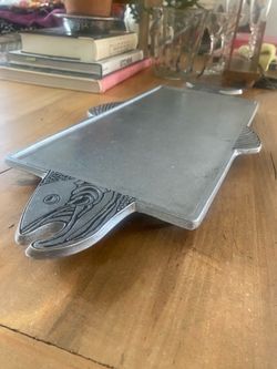 MCM fish board tray charcuterie cheese jewelry