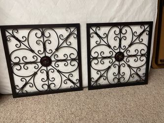 Decorative metal wall art