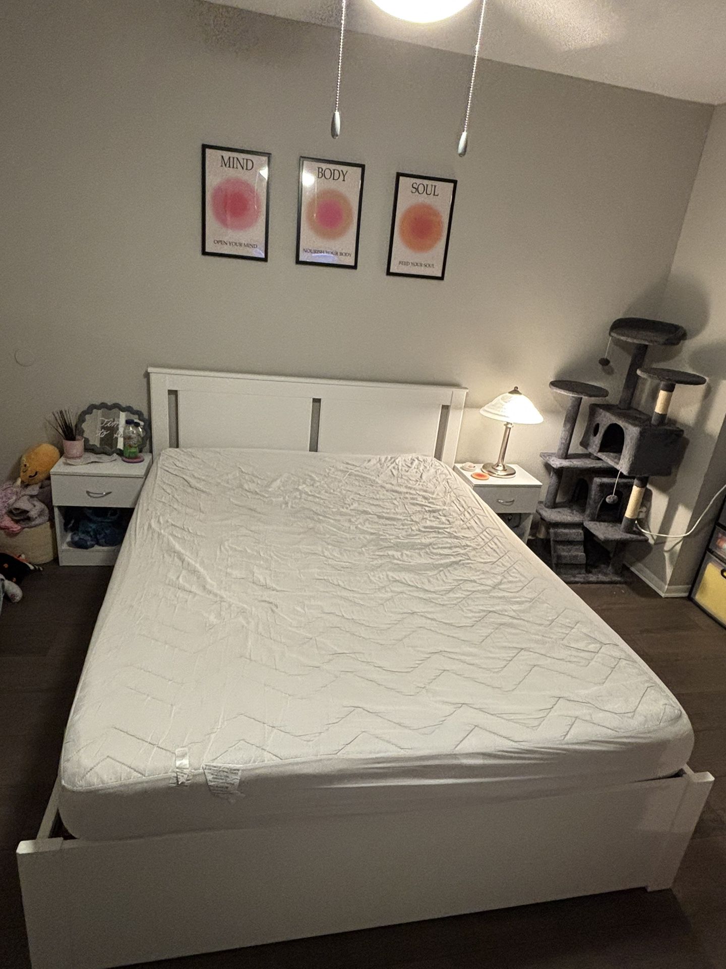 BED FRAME/ NIGHT STANDS/ DESK ONLY