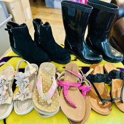 Youth Girls Shoe/Boots/Sandles Sizes Range 1-5