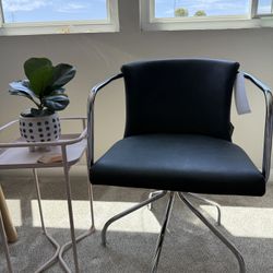 Crate & Barrel Leather Desk Chair