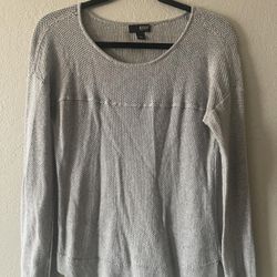 A New Approach A.N.A., Women’s Grey Longsleeve Round Neck Shirt, Size S