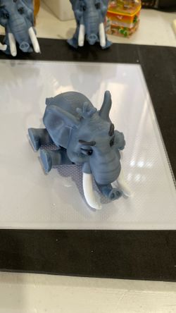 Articulated Elephant Toy – 3D Printed with Movable Legs