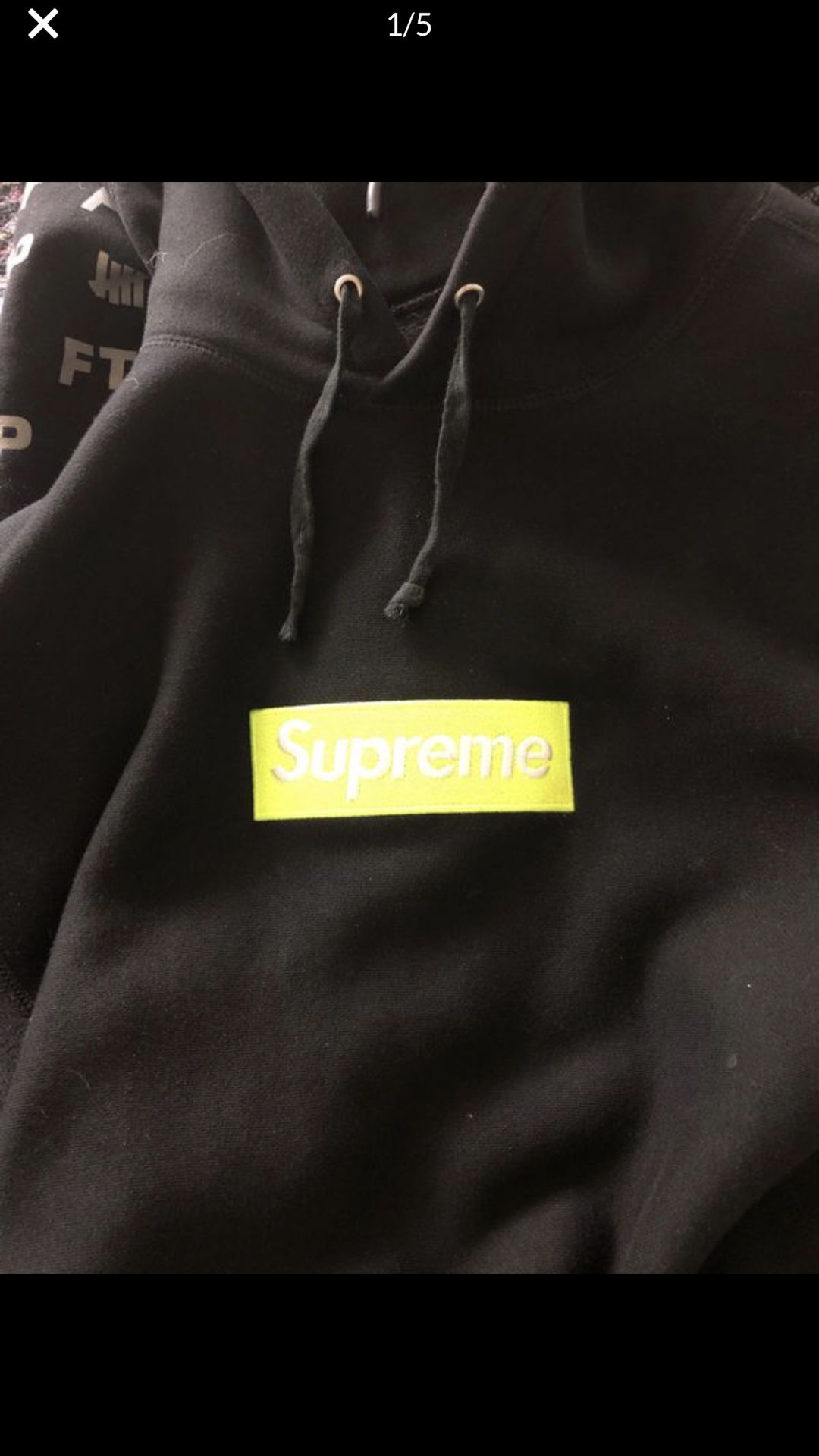 Supreme hoodie fw17