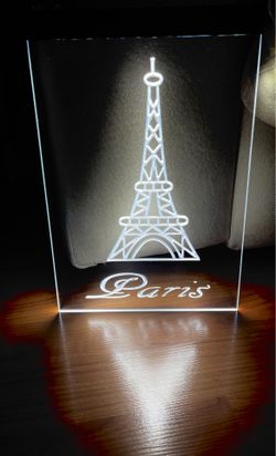 PARIS LED NEON LIGHT SIGN 8x12