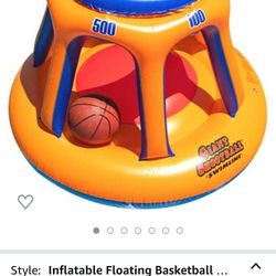 Giant Shootball Swimline Inflatable Pool Toy Basketball Hoop