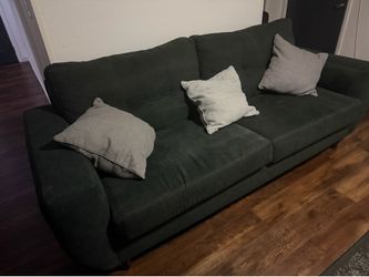 Dark blue sofa