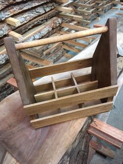 Custom Wood Beer Caddy