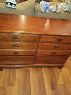Dresser stand up dresser and nightstand