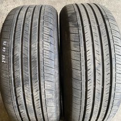Pair Tires 245 60 18
