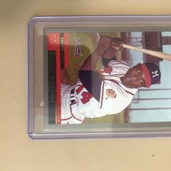 Hank Aaron # Topps 2000