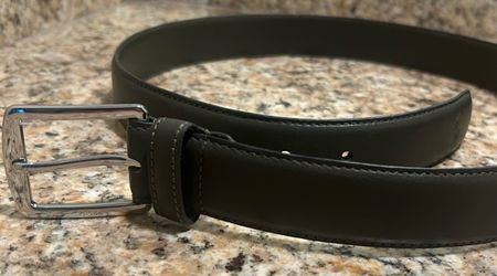 Men’s Polo Dress belt 34 waist Gray / Green