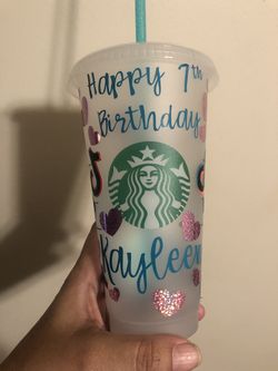 Custom Starbucks Personalized Birthday Cup