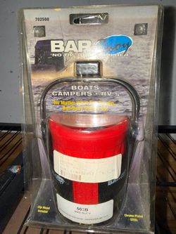 Vintage 1970s Bar-Buoy #500 Gimbal Drink Holder Chiefs Red Thermo-Coaster Boat RV