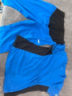 Pregnancy scrubs blue Medium