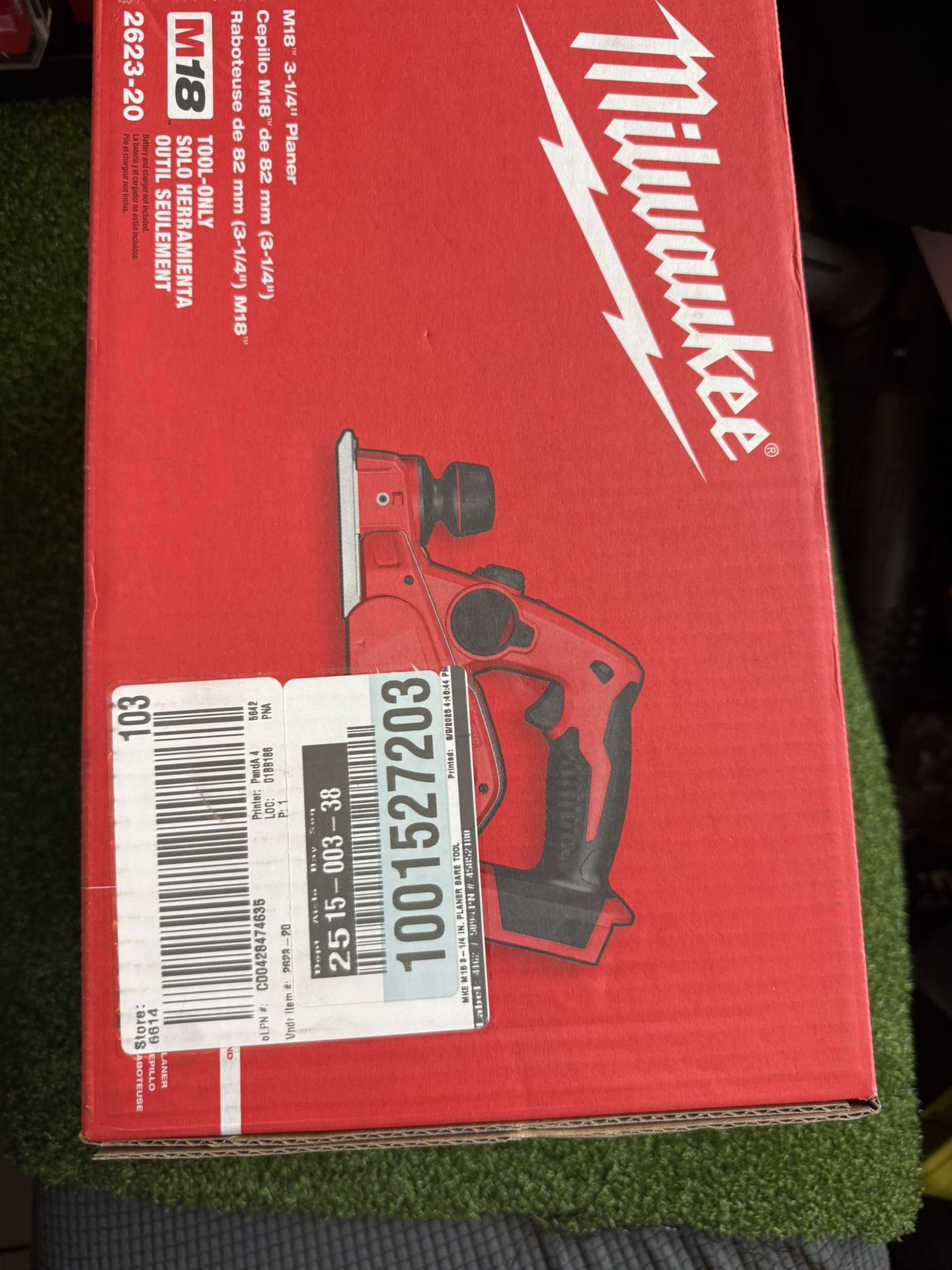 Milwaukee M18 Lithium Planer