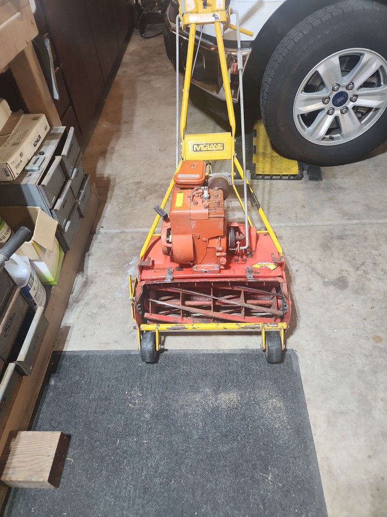 McLaren Tiff Mower 7 Blade Works Good Needs New Cable