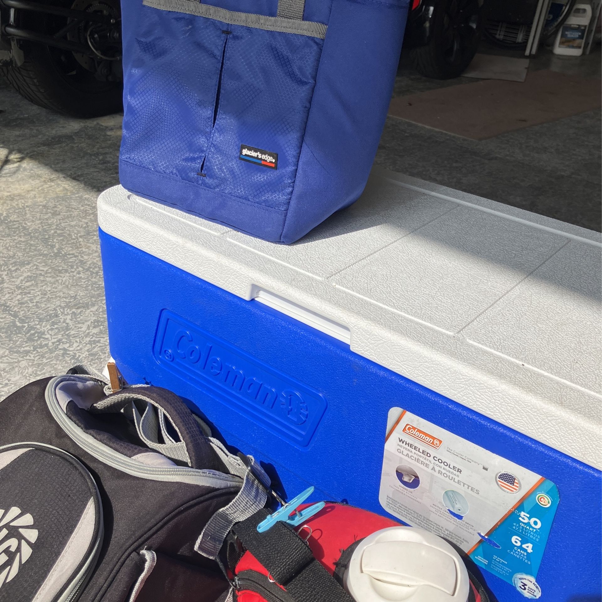 7 Coolers, Different Sizes and insulation