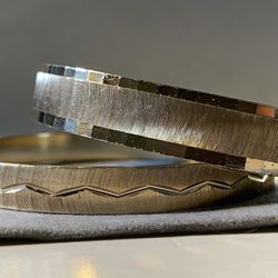 Vintage Gold Tone Bangles