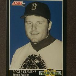 Score 1991 Roger Clemens #850 The Franchise Boston Red Sox Baseball Card Vintage Collectible Sports MLB