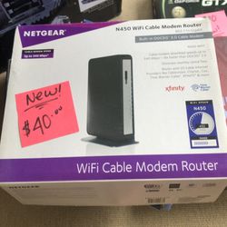 NEW IN BOX!! Netgear Cable Modem/router