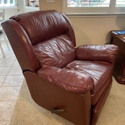 Leather Chair Recliner For FREE