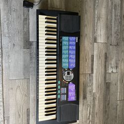 Yamaha Keyboard (black) with Programmable Sounds (advance Wave Memory)