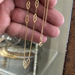 14K REAL Gold Italy Chain