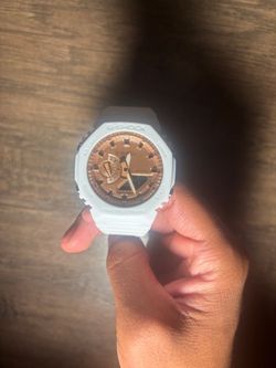 Casio G-Shock Watch White Rose Gold