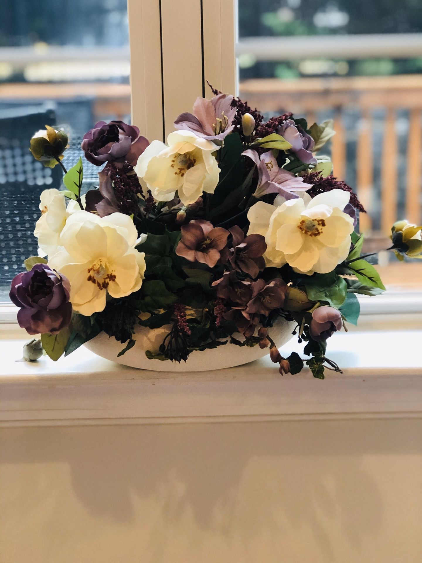 Small Purple Floral Arrangement