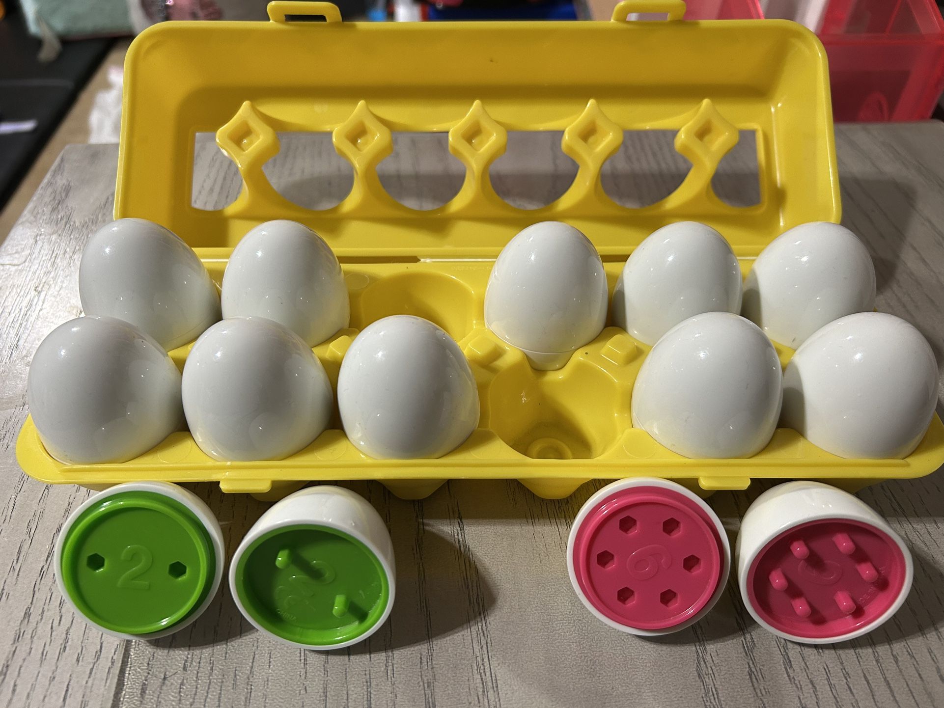 Color & Number Matching Egg Toy