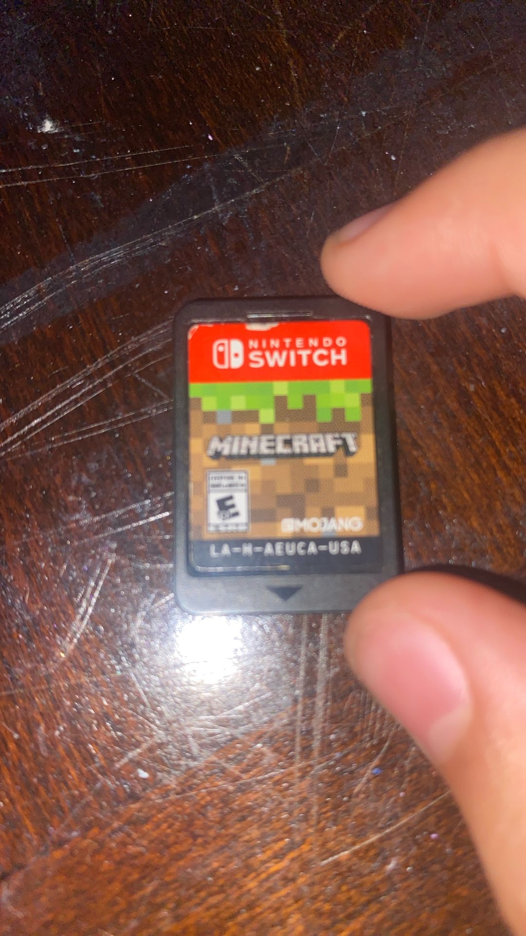 Nintendo Switch 1, Minecraft Game Card