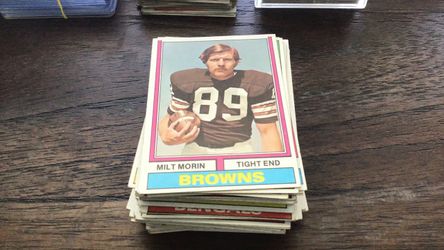1974 topps football cards lot