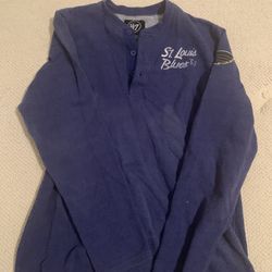 Adult Size Medium Stl Blues Pullover Sweatshirt 