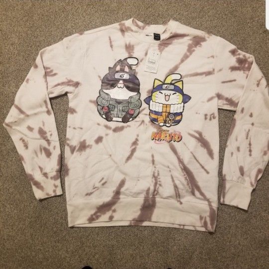 Naruto New With Tags Sweatshirt Size Adult Small
