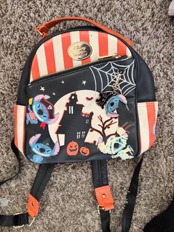 Loungefly Halloween stitch backpack!
