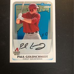 2011 Bowman 1st Paul Goldschmidt Prospect Card BP99 In Gem Mint Condition! First Prospect Card!