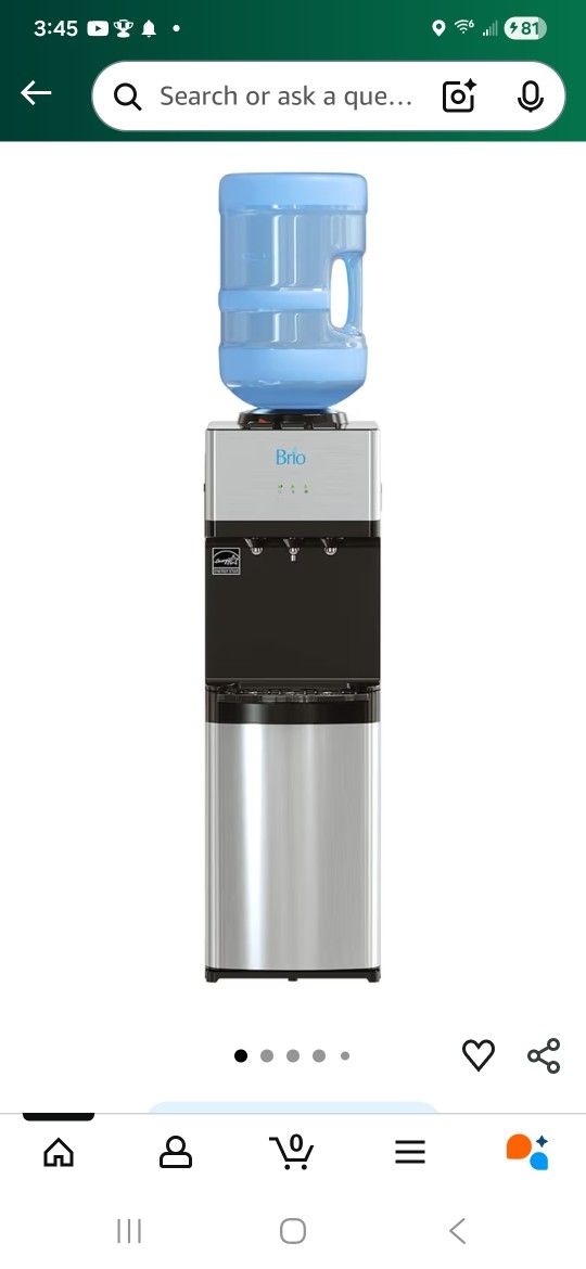 Brio Top Load Water Dispenser CLTL520