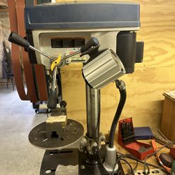 Ryobi Bench drill DP 121l press with Laser and accessories
